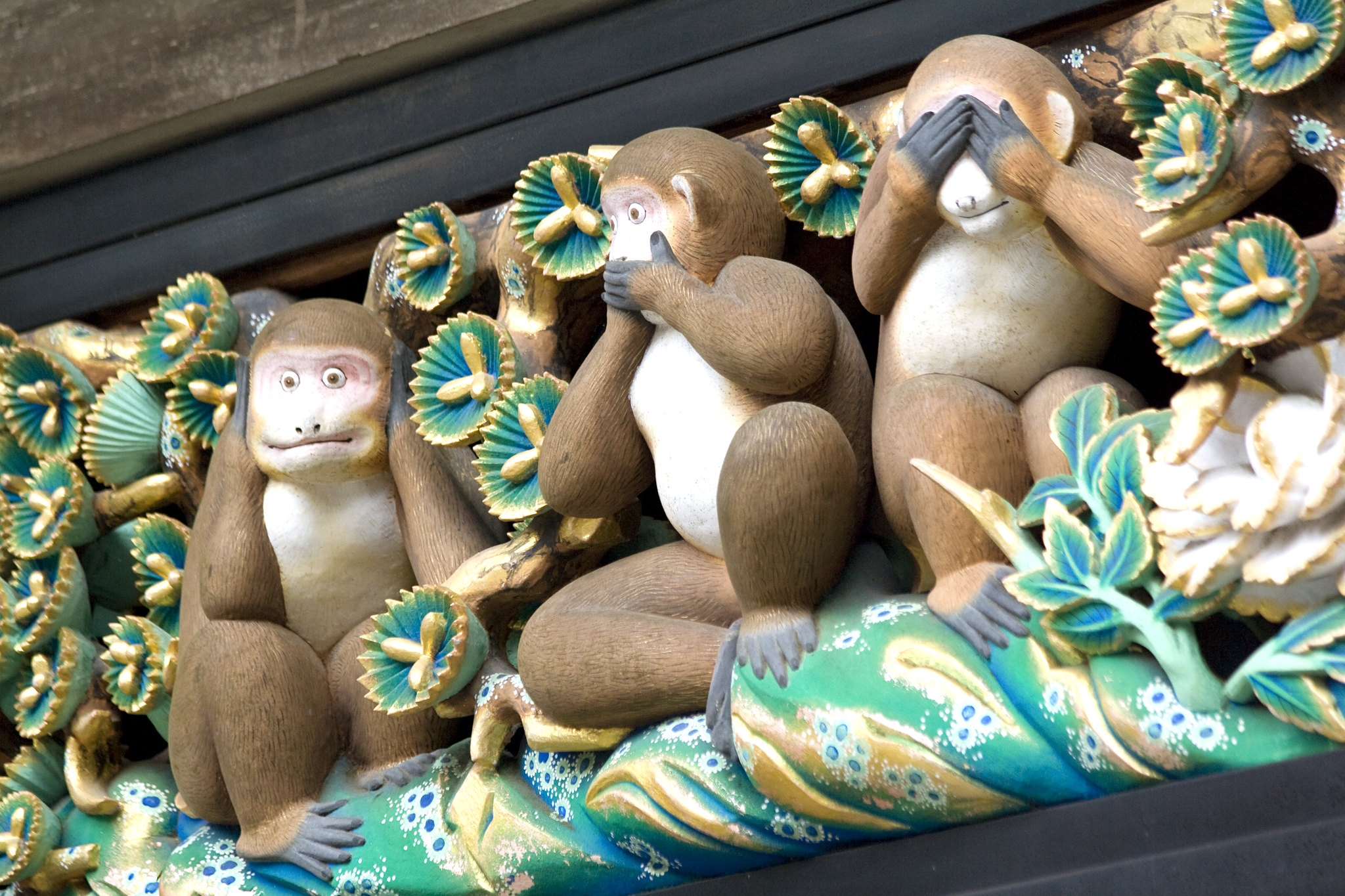 Bức phù điêu sanzaru-nikko-toshogu